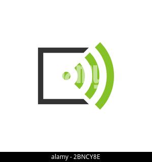 Signal Icon Logo Template Illustration Design. Vektor EPS 10. Stockfoto