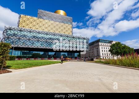 Die neue Library of Birmingham in Centenary Square vor ihrer Eröffnung im September 2013, Birmingham, England Stockfoto