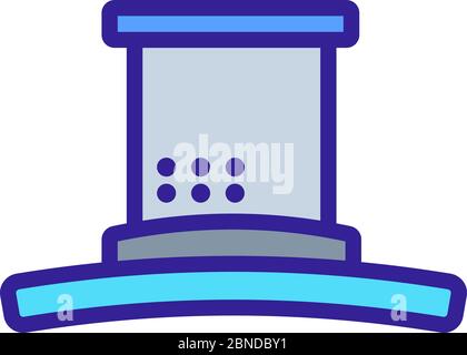 Selfie Kamera Symbol Vektor-Kontur Illustration Stock Vektor