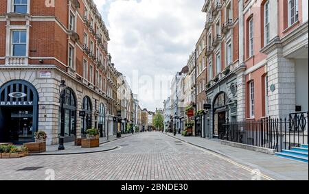 Leere Straßen in Covent Garden während der Lockdown London 2020 Stockfoto