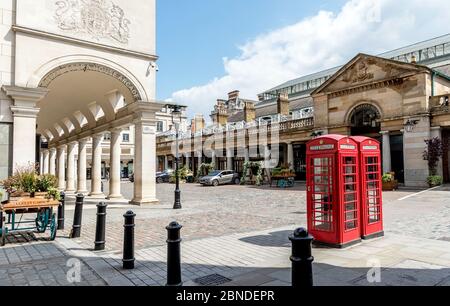 Leere Straßen in Covent Garden während der Lockdown London 2020 Stockfoto