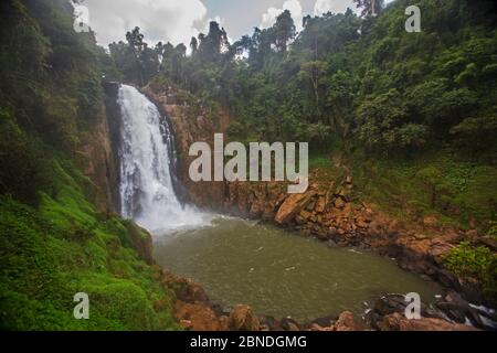 Haew Narok Wasserfall, Khao Yai Nationalpark, Thailand, Oktober 2013. Stockfoto