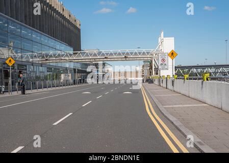 Dublin, Irland. Mai 2020. Leerer Flughafen Dublin während der Covid-19-Pandemie, Dublin, Irland. Kredit: Fabrice Jolivet Stockfoto