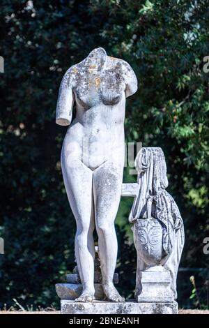 Tempio di Venere Onidia e Ninfeo (Tempel der Venus Cidio), Villa Adriana , Hadrian's Villa, Tivoli, Italien Stockfoto