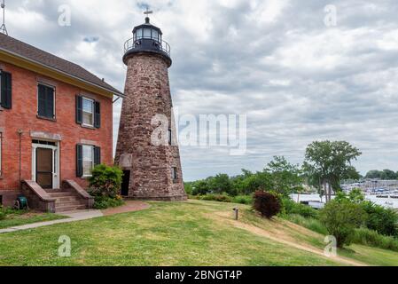 Charlotte Genesee Lighthouse Stockfoto