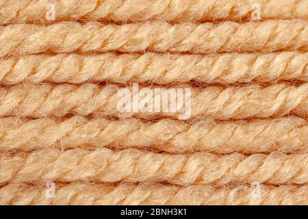 Textur von dicken Wollfäden in skein, Fäden Textur Stockfoto