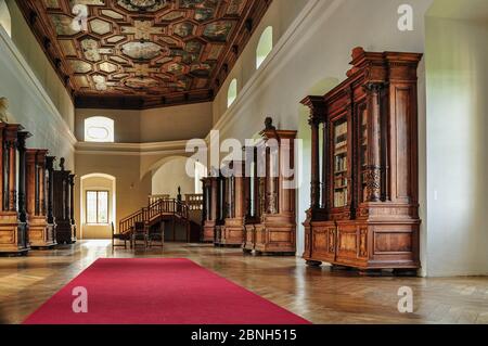 Schloss Rosenburg. Eines der meistbesuchten Renaissance-Schlösser Österreichs inmitten des Naturparks Kamptal Stockfoto