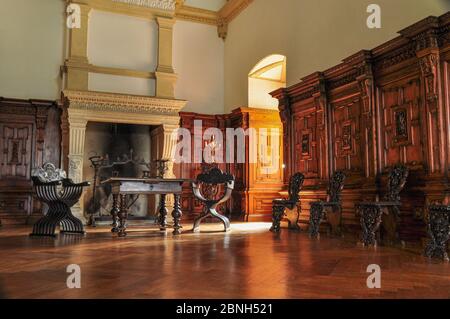 Schloss Rosenburg. Eines der meistbesuchten Renaissance-Schlösser Österreichs inmitten des Naturparks Kamptal Stockfoto