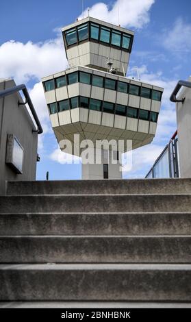Berlin, Deutschland. Mai 2020. Turm am Flughafen Tegel. Quelle: Britta Pedersen/dpa-Zentralbild/dpa/Alamy Live News Stockfoto