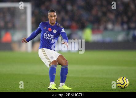 Von Leicester City Youri Tielemans während der Premier League Match für die King Power Stadion, Leicester. Stockfoto