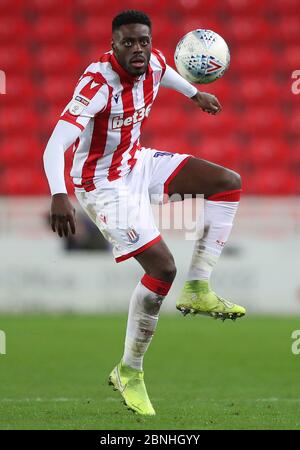 Bruno Martins Indi von Stoke City während des Spiels Sky Bet Championship im bet365 Stadium, Stoke. Stockfoto