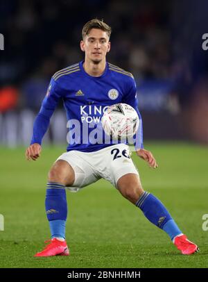 Dennis Praet von Leicester City während des fünften Spielrundenmatches des FA Cup im King Power Stadium, Leicester. Stockfoto