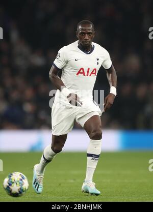 Moussa Sissoko von Tottenham Hotspur während des Spiels der UEFA Champions League-Gruppe B im Tottenham Hotspur Stadium in London. Stockfoto