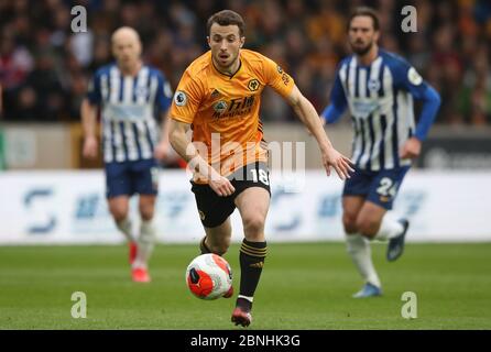 Wolverhampton Wanderers' Diogo Jota während der Premier League Spiel im Molineux, Wolverhampton. Stockfoto