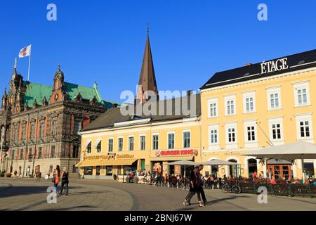 Rathaus in Stortorget Square, Altstadt, Malmö, Skane County, Schweden, Skandinavien, Europa Stockfoto