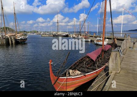 Viking Ship Museum, Roskilde, Zealand, Dänemark, Skandinavien, Europa Stockfoto