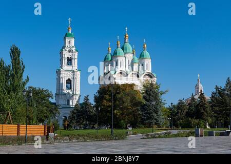 Assumption Kathedrale, Kreml von Astrachan, Astrachan Oblast, Russland, Eurasien Stockfoto