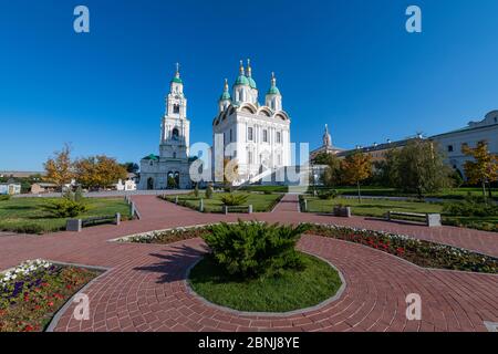 Assumption Kathedrale, Kreml von Astrachan, Astrachan Oblast, Russland, Eurasien Stockfoto