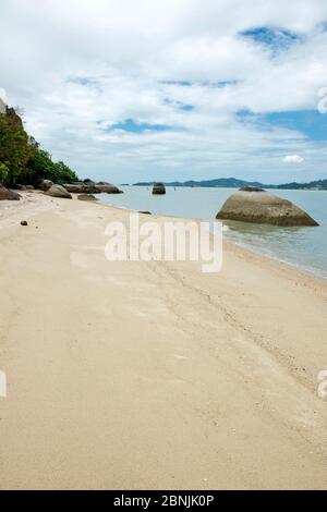 Malaysia,Malaisie,île,Insel,Insel,Langkawi,Malacca,Petit île,kleine Insel,kleine Insel,Plage,Strand,Strand Stockfoto