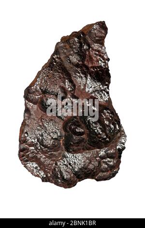 Botryoidal Hämatit Haupt Erz Mineral von Eisen, Marokko Stockfoto