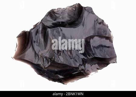 Obsidian Probe aus Kalifornien, USA. Stockfoto