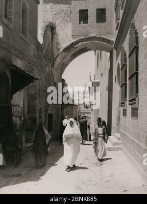 Ecce Homo Arch Jerusalem, Palästina, Israel, Heiliges Land um 1930 Stockfoto