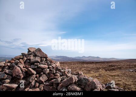 Bergwanderung in Pentland Hills, Frühling. Schottland Stockfoto