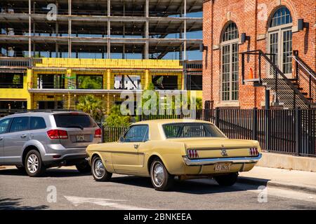 Klassisches Ford Mustang Coupé Stockfoto