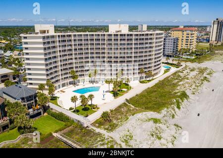 Luftbild Seascape Wohnanlagen Jacksonville Beach FL Stockfoto