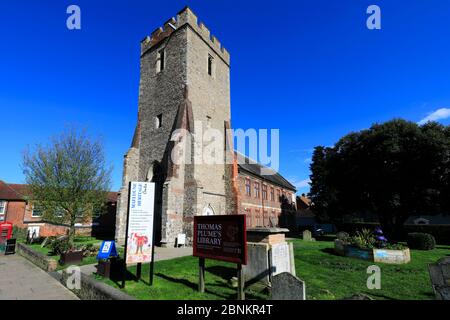 Das Maeldune Heritage Centre, die St. Peters Kirche, Maldon Town, Essex County, England, Großbritannien Stockfoto