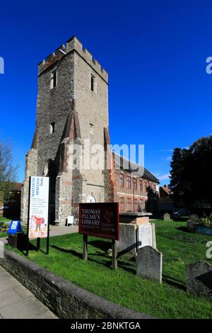 Das Maeldune Heritage Centre, die St. Peters Kirche, Maldon Town, Essex County, England, Großbritannien Stockfoto