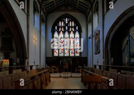 Innenansicht der Chelmsford Kathedrale, Chelmsford City, Essex County, England, UK Stockfoto