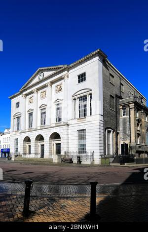 Blick auf Shire Hall, Chelmsford City, Essex County, England, Großbritannien Stockfoto