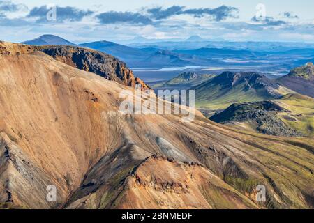 Europa, Island, unterwegs im Hochland Stockfoto