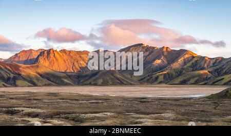 Europa, Island, unterwegs im Hochland Stockfoto