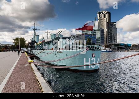 Europa, Polen, Pommern, Gdingen Stockfoto