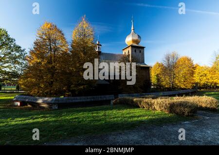 Europa, Polen, Woiwodschaft Kleinpolen, Ethnographischer Park Der Weichsel - Wygielzow Stockfoto