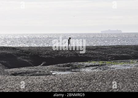 In Shingle Street, Suffolk Coast, England, Großbritannien Stockfoto