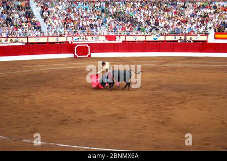 Manuel Jesus Cid Salas bekannt als El Cid spanischer Stierkämpfer Santander Cantabria Spanien 21. Juli 2009 Stockfoto