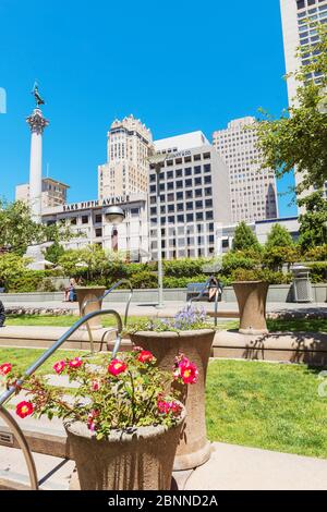 Union Square, San Francisco, Kalifornien, USA Stockfoto