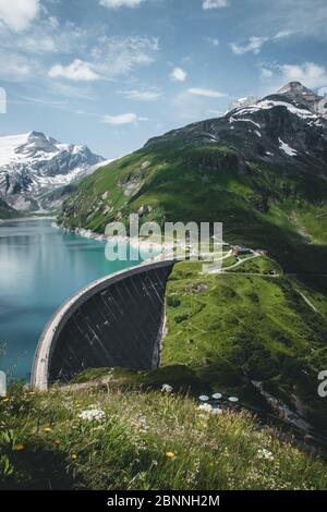 Österreich, Salzburg, Kaprun Hochgebirgsstauseen Stockfoto