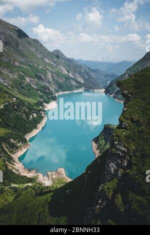 Österreich, Salzburg, Kaprun Hochgebirgsstauseen Stockfoto