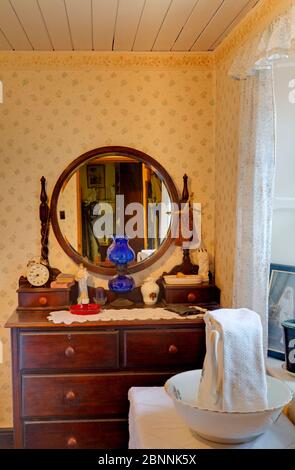 Golden Vale Bauernhaus in Bunratty Castle & Folk Park, County Clare, Irland, Europa Stockfoto