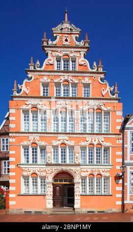 Bürgermeister Hintze Haus, Wasser West, Stade, Niedersachsen, Deutschland, Europa Stockfoto