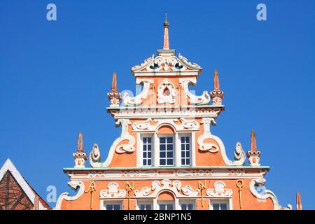 Bürgermeister Hintze Haus, Wasser West, Stade, Niedersachsen, Deutschland, Europa Stockfoto