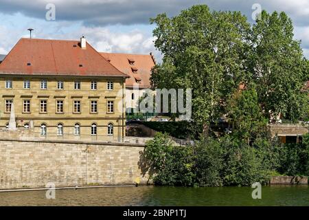 Blick auf Schweinfurt am Main, Unterfranken, Bayern, Deutschland Stockfoto