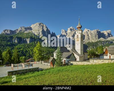 Colfosco, Sellastock, Südtirol, Italien Stockfoto