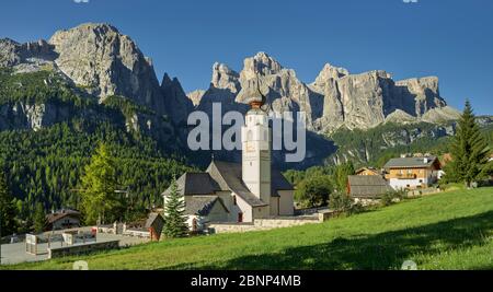 Colfosco, Sellastock, Südtirol, Italien Stockfoto