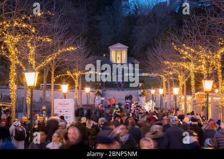 Advent im Park, Baden bei Wien, Niederösterreich, Österreich Stockfoto