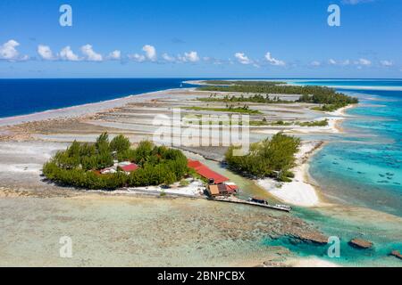 Impressionen von Fakarava-Atoll, Tuamotu Archipel, Französisch-Polynesien Stockfoto